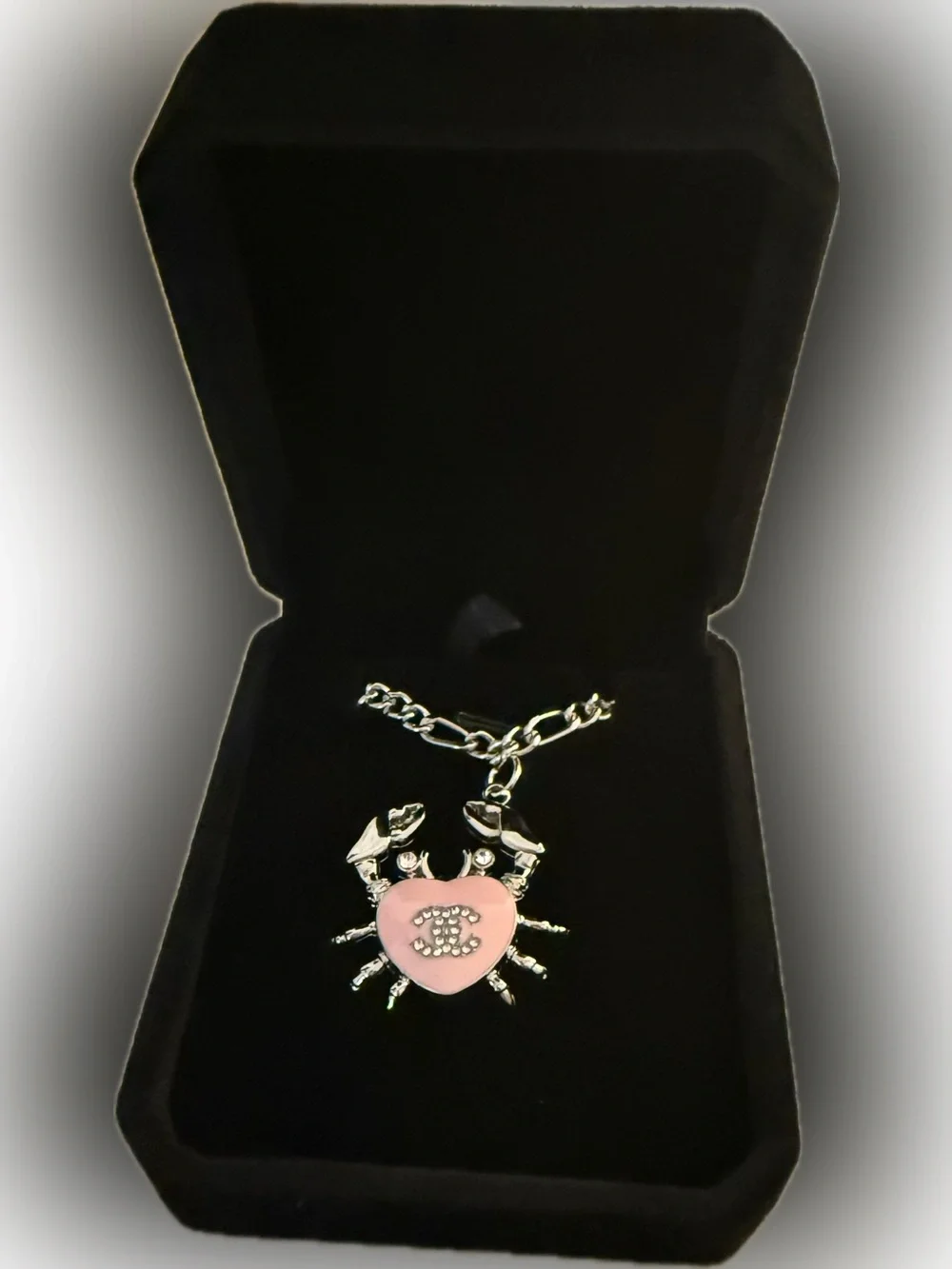 Chanel Zipper Pill Crab Pendant on Unbranded Bracelet New in Box